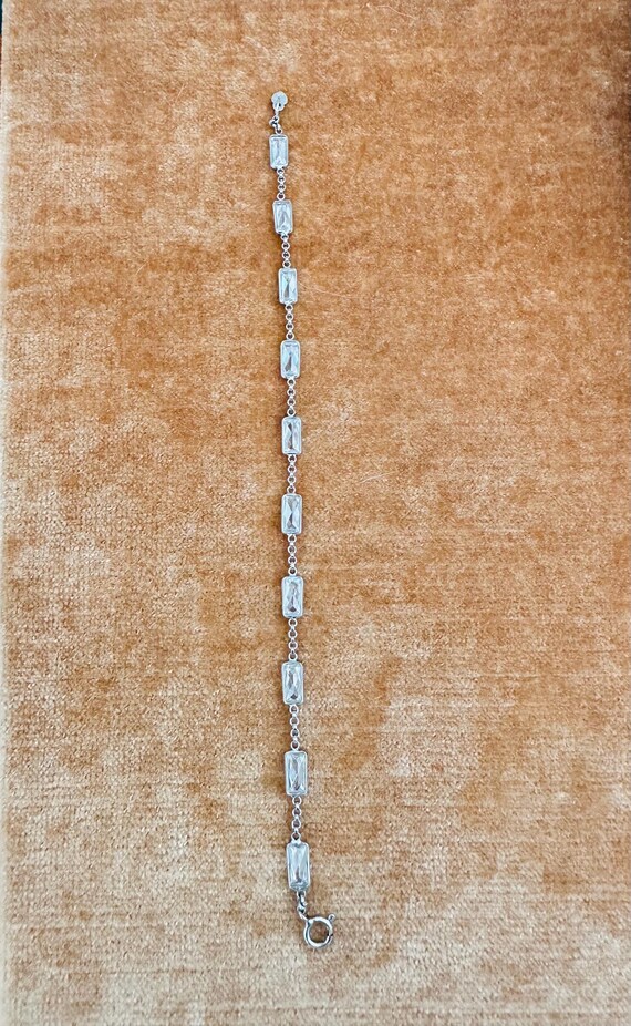 925 Sterling Silver Rectangular Crystals By The Y… - image 7