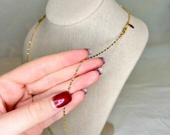 Vintage American Showcase Gold Tone Chain Necklace
