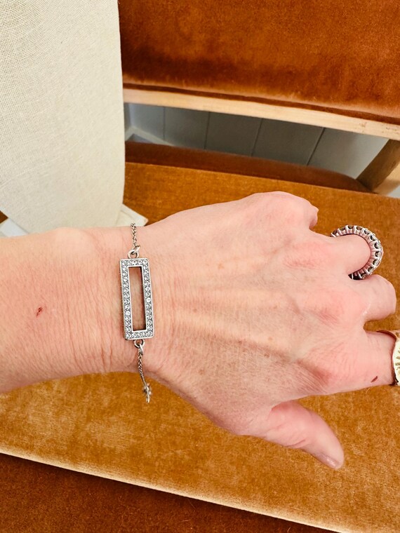 Brighton Starry Night Rectangular Silver Rhinesto… - image 7