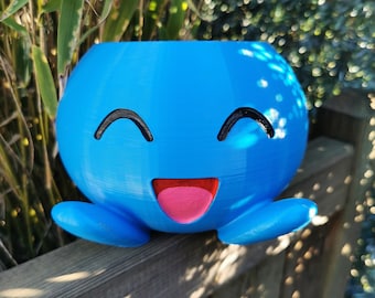 Oddish pot planter, flower pot