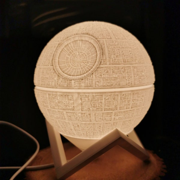 Lampe étoile noire, lampe star wars, décoration star wars