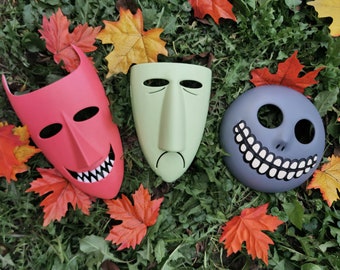 The Nightmare Before Christmas Masks, life size, cosplay