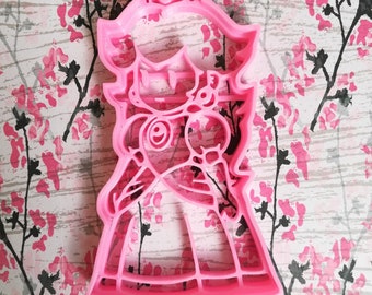 Princess Peahc cookie cutter