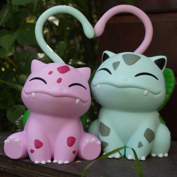 Couple Bulbizarres, Bulbasaur lovers, pokemon mignons, saint-valentin, idée cadeau