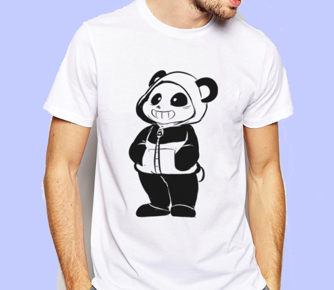 Undertale Sans on Panda Outfit Cute Version Game Inspired - Etsy