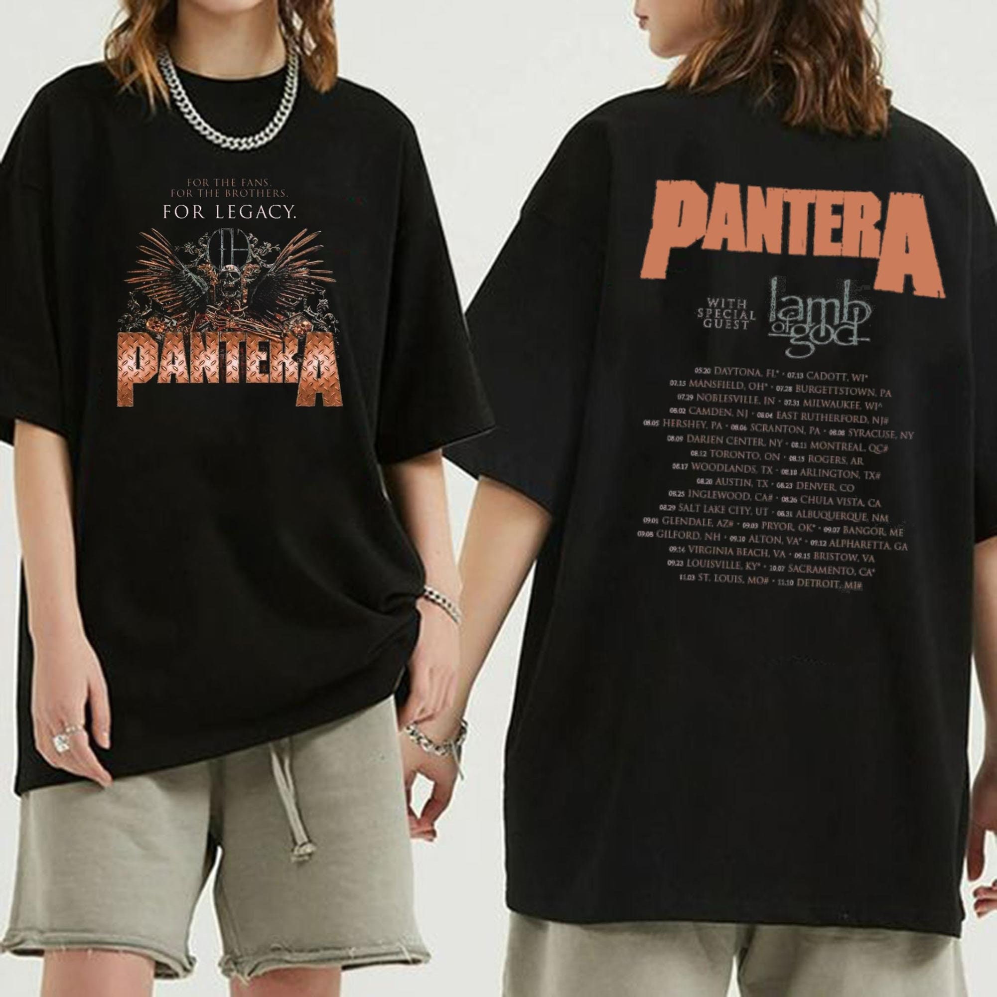 Discover パンテラ メンズ レディース Tシャツ Pantera 2023 Tour