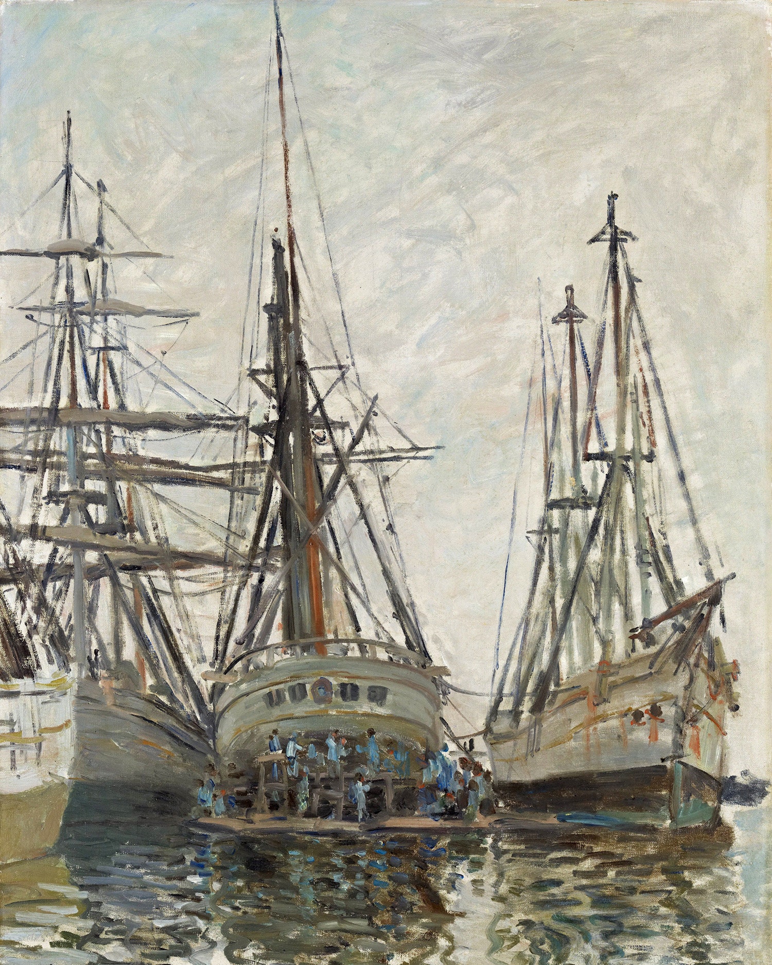 Boats by Claude Art Print Etsy