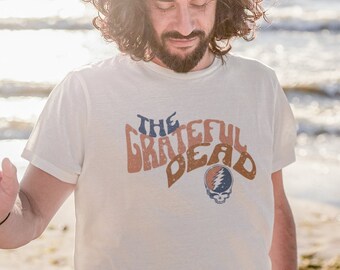 Natural, Distressed Dead vintage style Unisex Softstyle T-Shirt