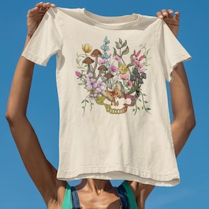 The Dead, Grateful, Botanical Butterfly Festival Hippie Unisex T-shirt, Dead Head Tee Vintage Retro Shirt, Music Festival Clothing, Boho Top