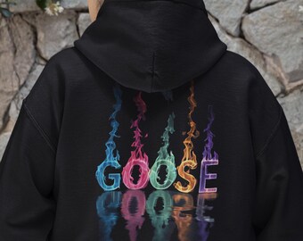Sudadera con capucha estampada de Goose The Band / Sudadera con capucha con el logo de la banda