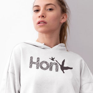 Crop Hoodie - Honk, Goose the Band