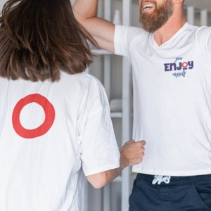 Unisex Jersey Short Sleeve Tee Phish, YEM, You enjoy myself, phishman donut on back
