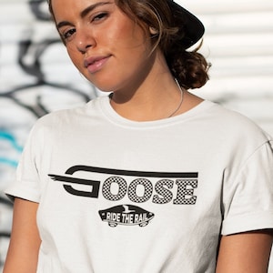 Goose, Ride the Rail, Goose the band, Vans inspired, Skater, Checkerboard, Comfort Colors, Lot, Unisex Garment-Dyed T-shirt