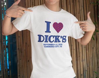 Phish, I love Dick's, Fall tour 2026, Comfort Colors, Unisex Garment-Dyed T-shirt