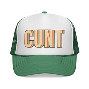 Adult Humor Trucker Cap: Offensive Cuss Swear Snapback