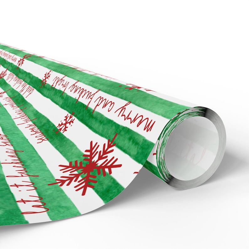 Swear Word Holiday Wrapping Paper Wrapping Papers | Adult Funny Curse Word Gift Wrap image 3