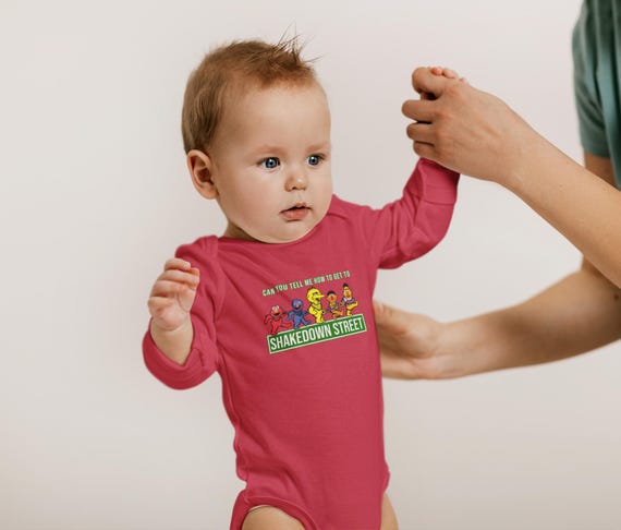 Grateful Dead Shakedown Street Long Sleeve Infant Bodysuit, Baby Lot Fan Gift, SS Inspired