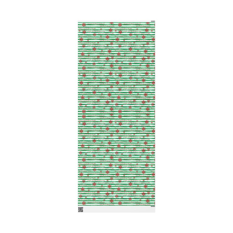 Swear Word Holiday Wrapping Paper Wrapping Papers | Adult Funny Curse Word Gift Wrap image 13