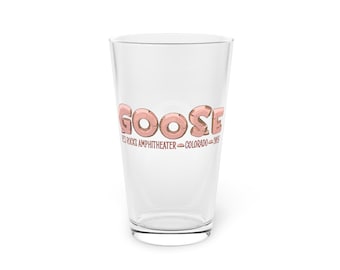 Goose the band, Red Rocks 2026 Pint Glass, 16oz