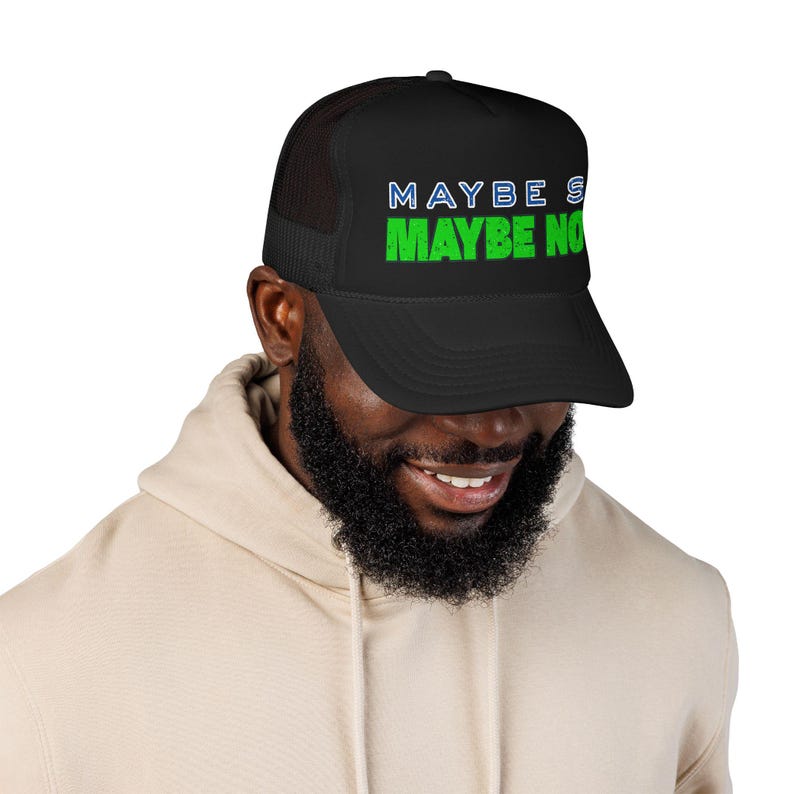 Phish, Maybe So maybe not, lyric, unisex lot Foam Trucker Hat image 4