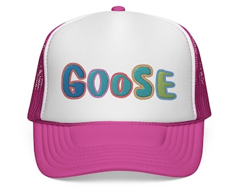 Goose Trucker Hat - Foam Cap for Festival and Show, Unisex Lot Accessory, concert