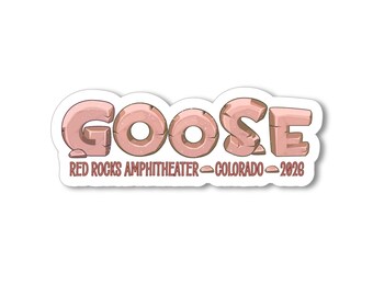 Goose the band, Red Rocks, Colorado, Slap, Sticker, Indoor outdoor, decal, lot