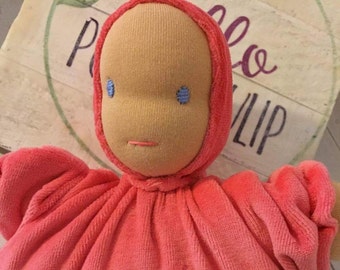 Waldorf Cuddle Doll, Cuddle Doll, First Doll, Baby Gift, Babydoll, Handmade Doll, Babyshower Gift, First Birthday Gift