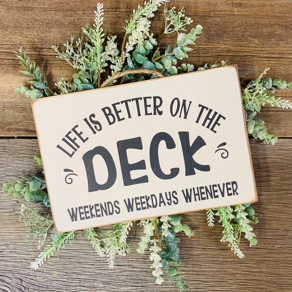 Deck Sign Etsy