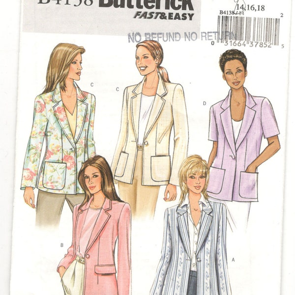 Long Unlined Jacket Pattern Etsy