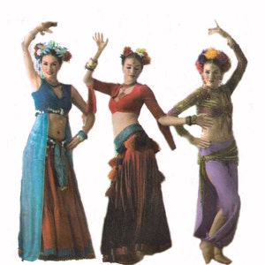 Costumes de danse du ventre pour femmes Ensembles de 6 pièces Diamants  faits à la main Costumes de danse