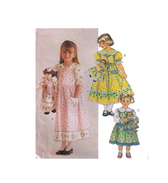 McCall/'s 8542 Girls/' Jumper Petticoat /& Match 18/" Doll Clothes Blouse
