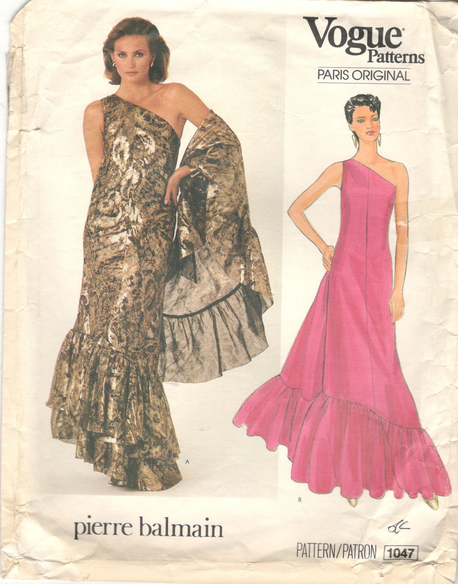 Balmain Embellished Evening Dress - Janet Mandell