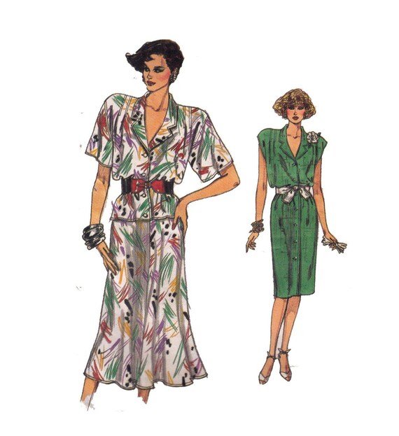Patterns Craft Supplies & Tools Vogue 1569 80s sewing pattern size 8 ...