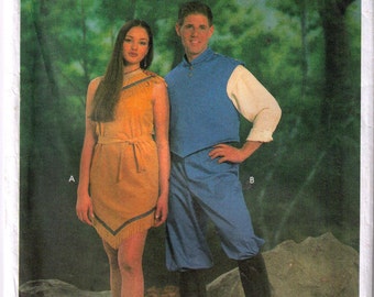 Uncut Simplicity 9729, 90s sewing pattern, hunter costume, Halloween