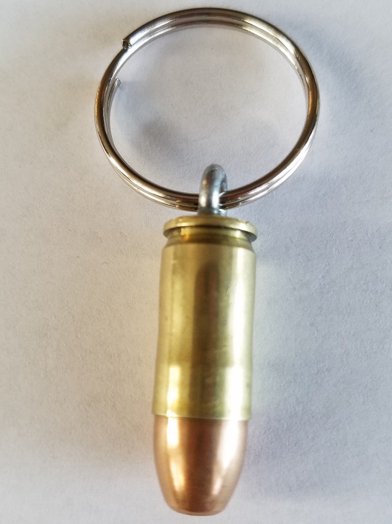 9mm Handmade Pistol Bullet Keychains & Necklace Brass and Etsy