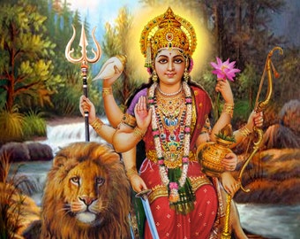 Shree Durga, the Goddess that Removes Suffering, the Invincible Onethe Invincible One