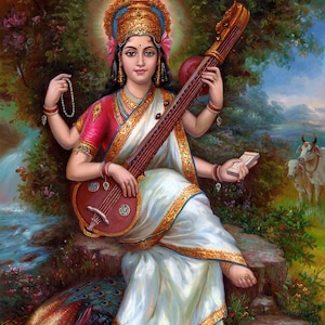 Saraswati tapestry hot sale