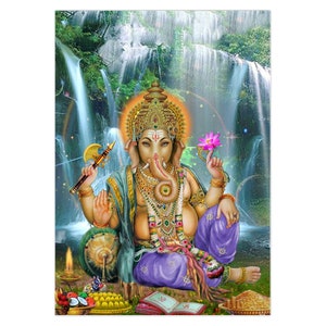 Bénédictions du Seigneur Ganesha, Le Suppresseur d'Obstacles. Cartes de voeux pliantes