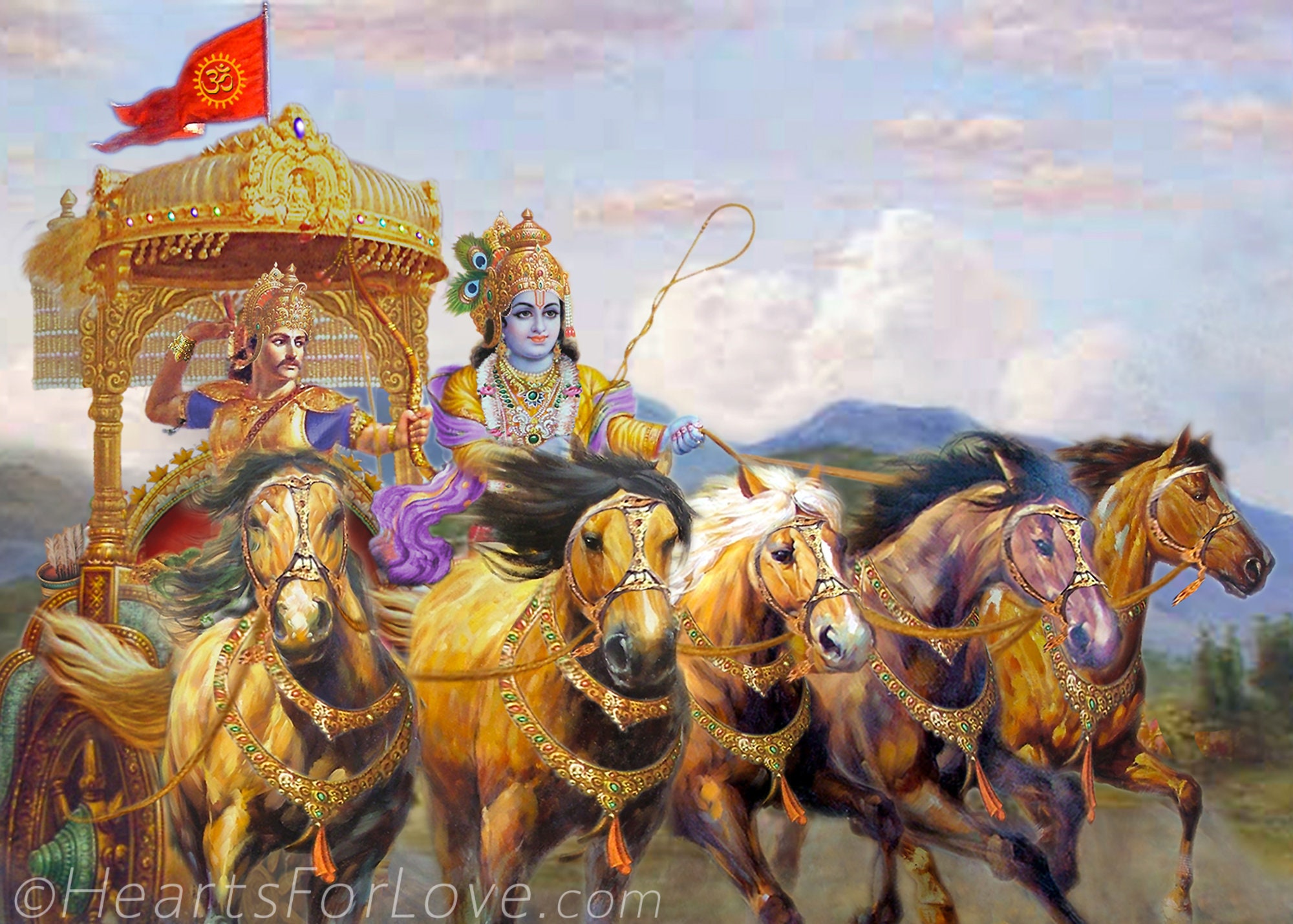 Krishna Arjuna - Etsy Krishna Arjuna - Etsy