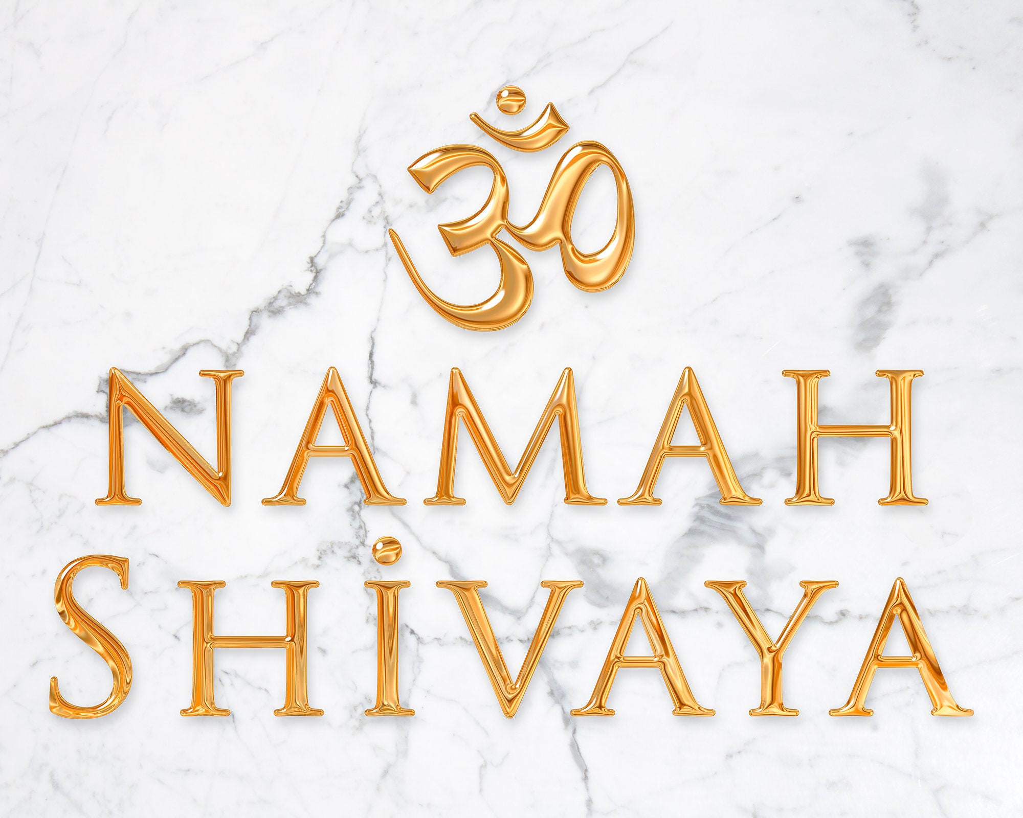 Om Namah Shivaya Writing