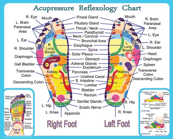 Acupressure Foot Chart