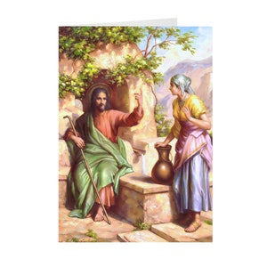 Gesù Cristo e Maria Maddalena. Biglietti d'auguri cuori per amore per tutte le occasioni