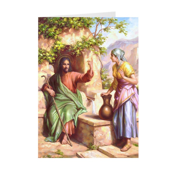 Jesus Christ And Mary Magdalene. Hearts For Love Greeting Cards For All Occasions
