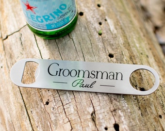 Groomsmen Gift, Groomsman Gift, Metal Bottle Opener, Bottle Openers, Personalized Gifts, Wedding Party Gifts For Groomsmen, Best Man Gift