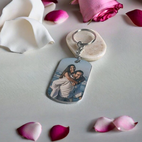 Picture Keychain, Custom Photo Gifts, Keychain For Boyfriend, Keychain For Him, Personalized Gifts For Men, Anniversary Gift For Her