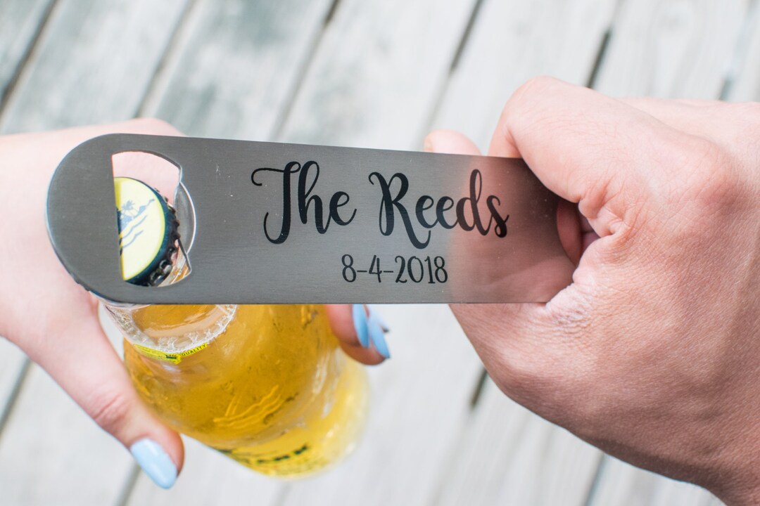 Wedding Bottle Opener Custom Bottle Opener, Personalized Wedding