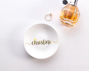 Custom Wedding Gift / Ring Dish /  Initials / Wedding Gift / Personalized Gift / Personalized / Engagement Gift