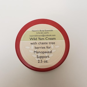 Wild Yamscreme mit Mönchspfefferbeeren zur Unterstützung in den Wechseljahren