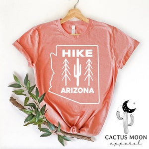 Hike Arizona T-Shirt: Adventure Hiking Shirt - Custom State