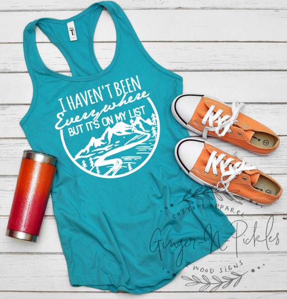 I Haven't Been Everywhere But It's On My List Compass Tee I Haven't Been Everywhere But It's On My List Compass Tee